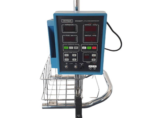 GE Critikon Dinamap 8100T Vital Sign Patient Monitor + Stand (Refurbished)