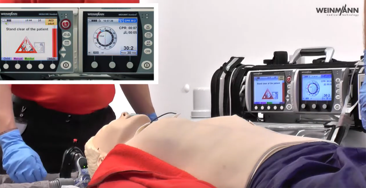 Cardiopulmonary Resuscitation CPR with MEDUCORE Standard and MEDUMAT Standard²