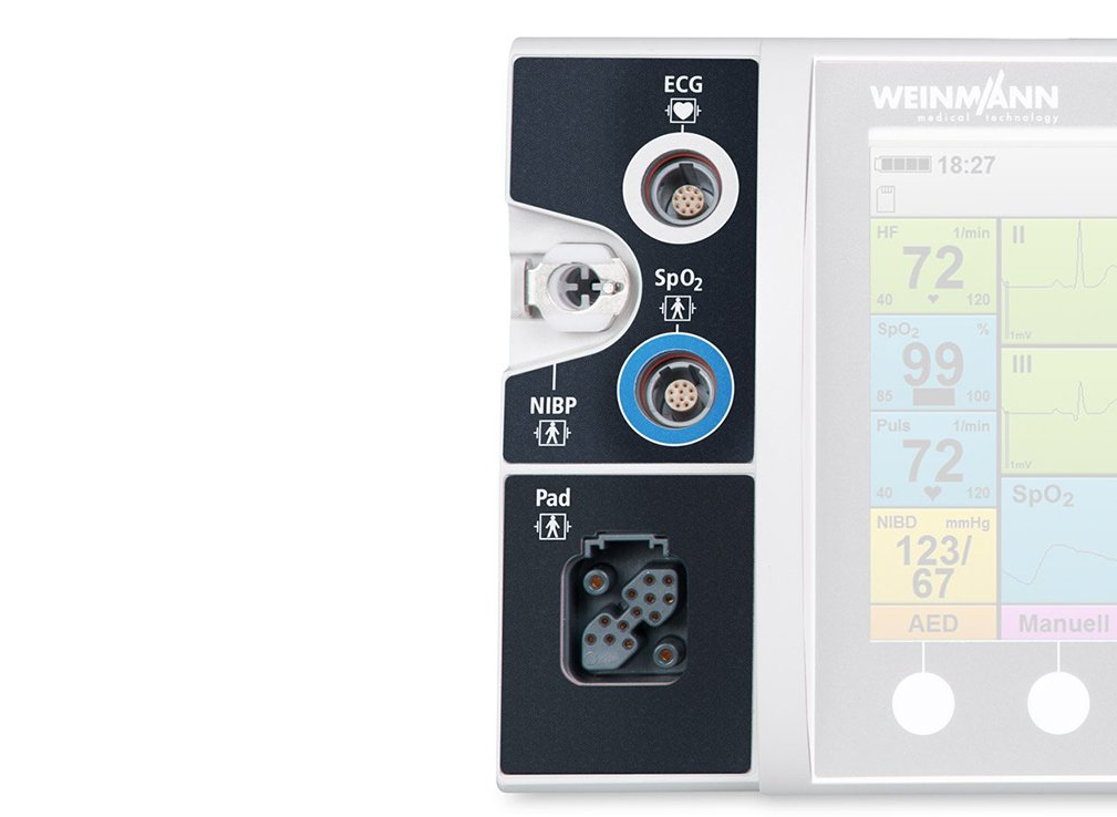 WEINMANN Meducore Standard Defibrillator - Left Buttons