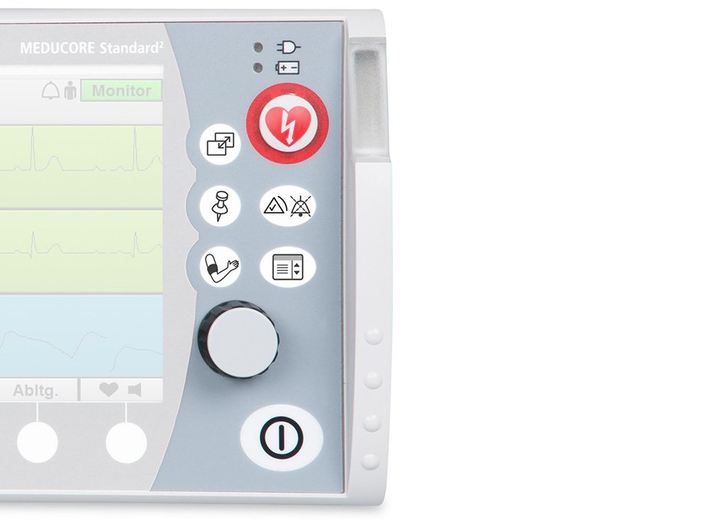 WEINMANN Meducore Standard Defibrillator - Right Buttons
