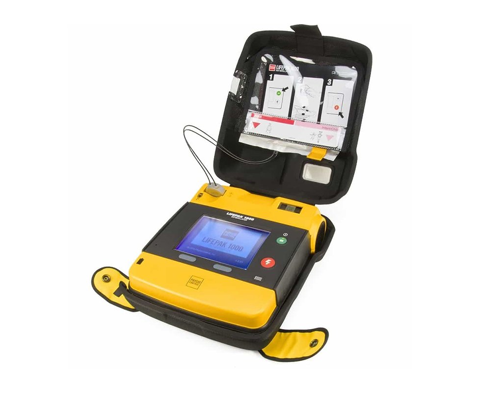 Physio-Control Lifepak 1000 AED Defibrillator - in Bag