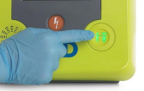 ZOLL AED 3 Defibrillator - Pediatric Button