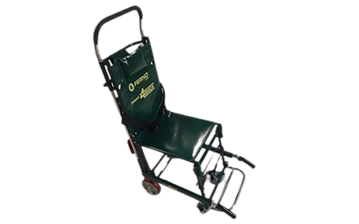 Ferno Compact 4 Track Evacuation Chair Diac Medical We Sell Used Refurbished Medical Equipment And Ambulances