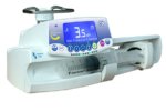 Fresenius_Kabi_Agilia_Injectomat Syringe Pump with screen on and pump installed