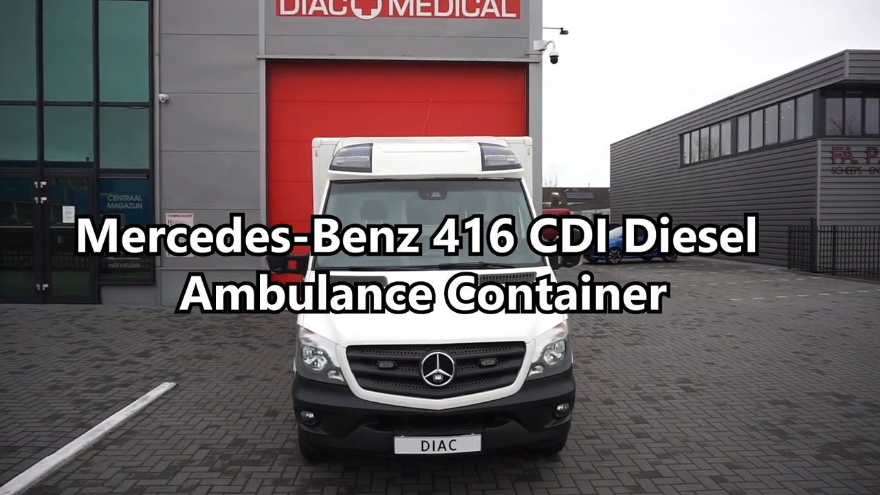 Mercedes-Benz 416 CDI Diesel Container Ambulance (2016)