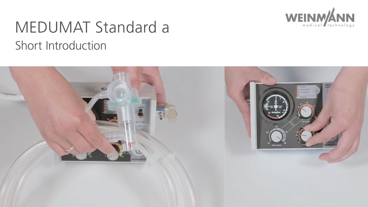 WEINMANN Medumat Standard A + Sauerstoffmodul | auf Lifebase 3 (Überholt)