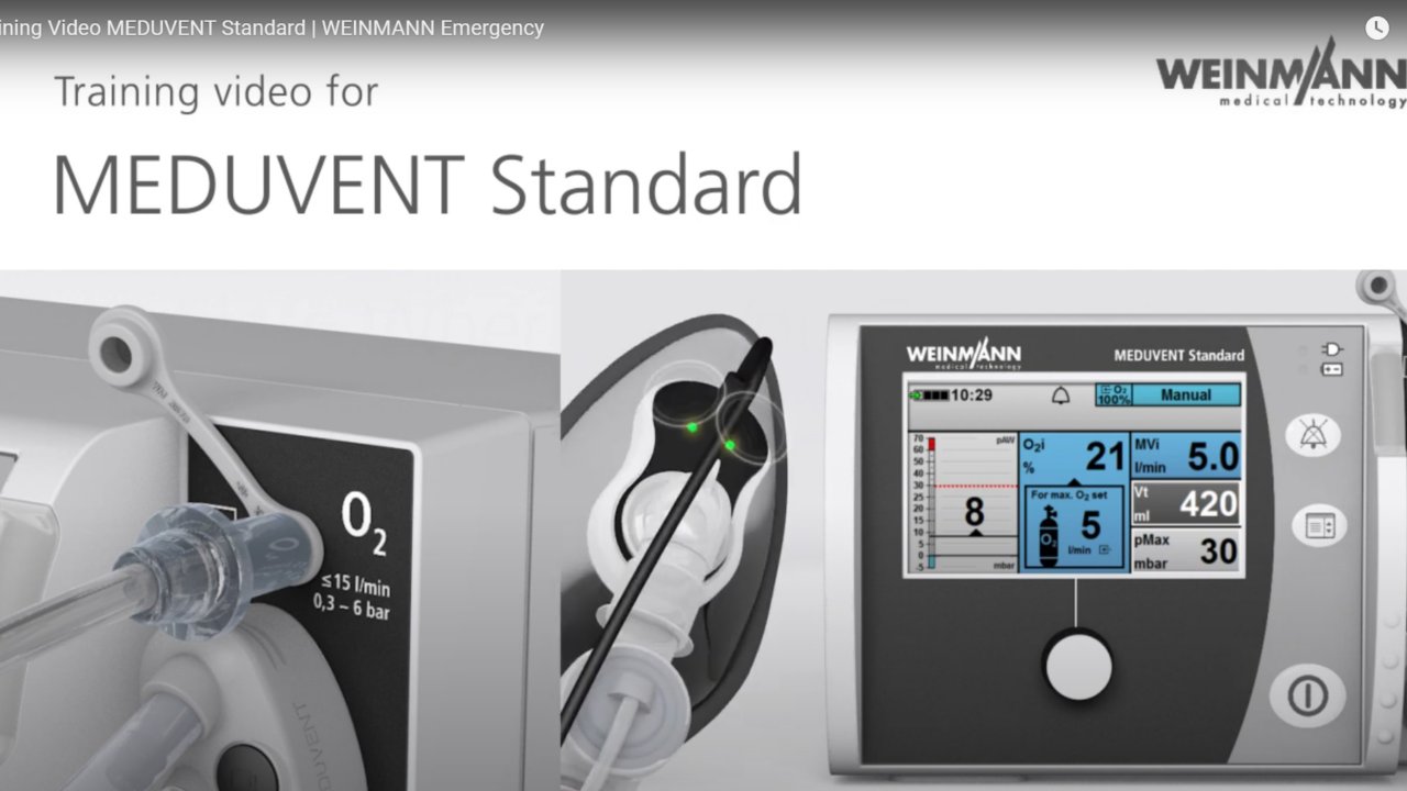 WEINMANN Meduvent Transport Ventilator (Refurbished)